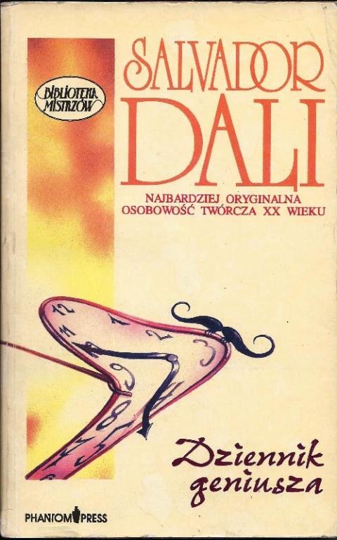 SALVADOR  DALI  Dziennik  Geniusza