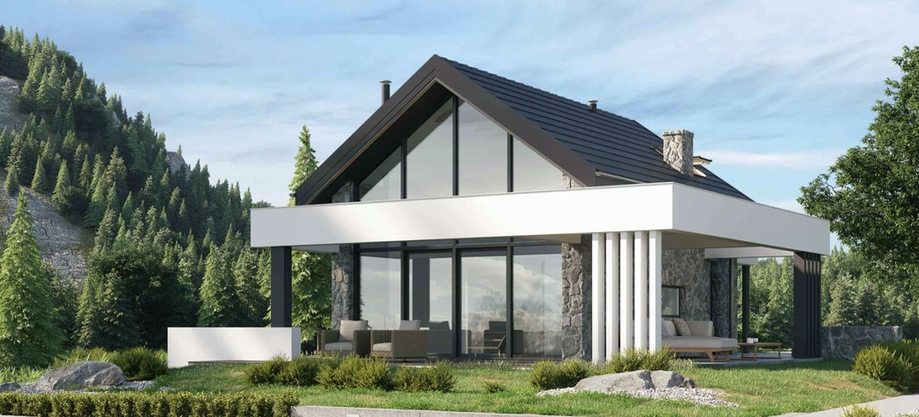 Projekt domu HomeKONCEPT 65 A w wersji całorocznej