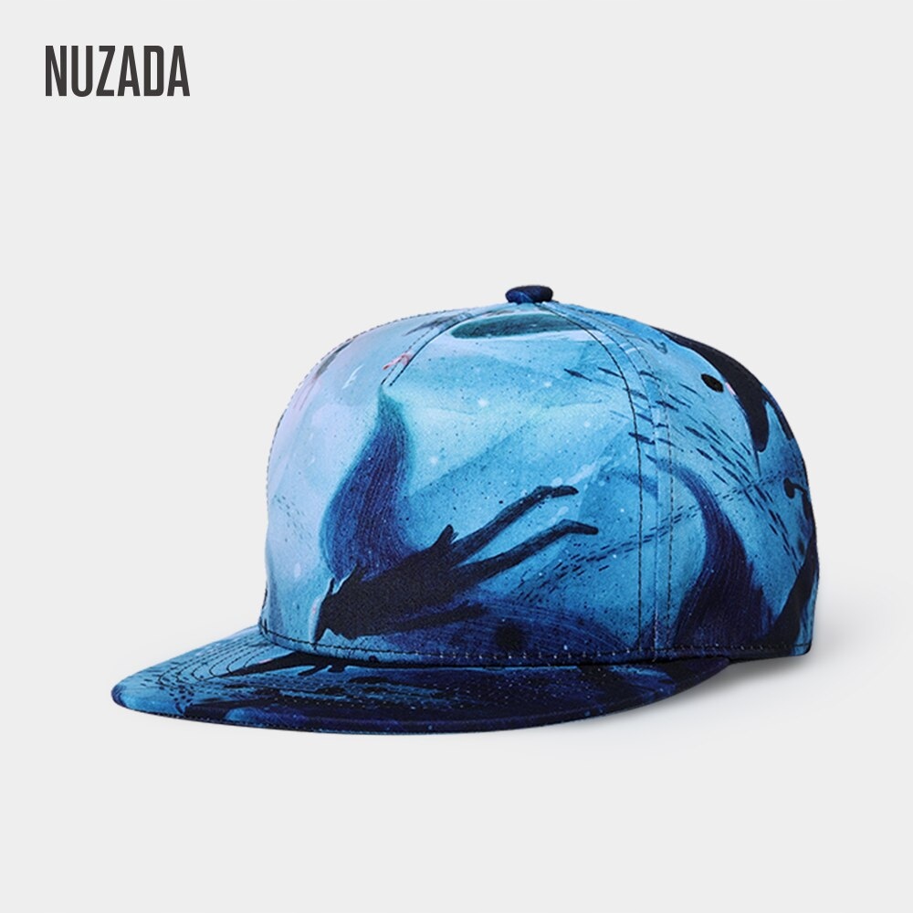 NUZADA CZAPKA Z PŁASKIM DASZKIEM SNAPBACK FULLCAP