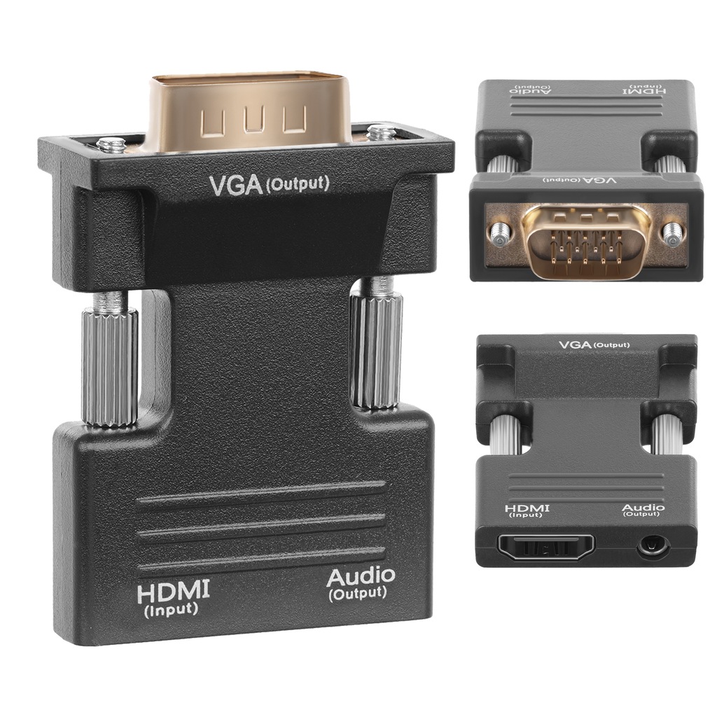 Купить Адаптер преобразователя VGA D-SUB в HDMI + Audio Audio: отзывы, фото, характеристики в интерне-магазине Aredi.ru