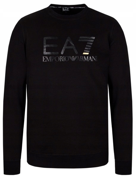 EA7 EMPORIO ARMANI sportowa czarna bluza r.XL