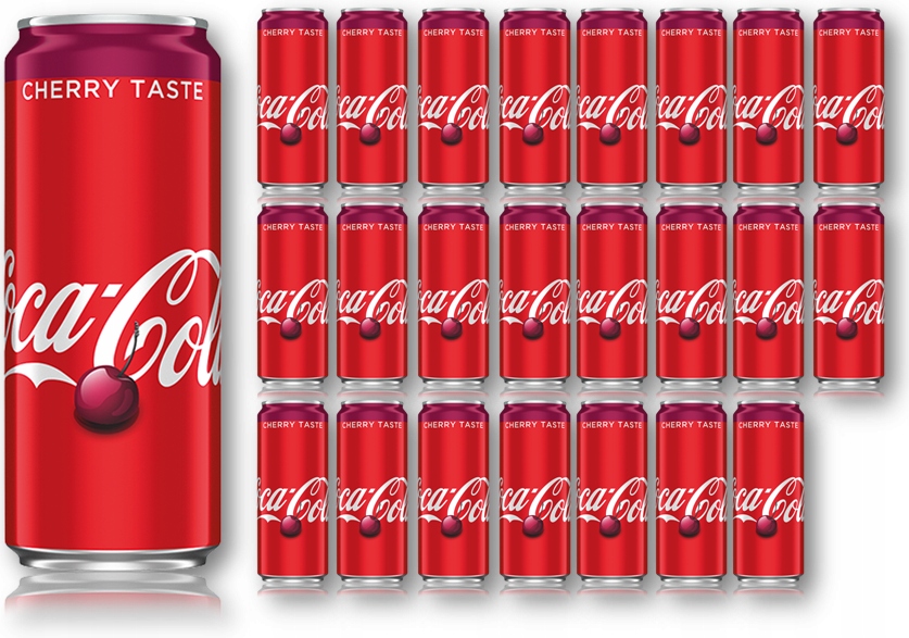 Coca-cola CHERRY 330 ml x 24 ZGRZEWKA