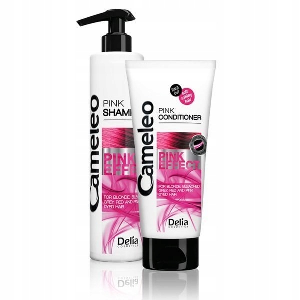 DELIA CAMELEO PINK EFFECT Zestaw ciepły blond 2w1