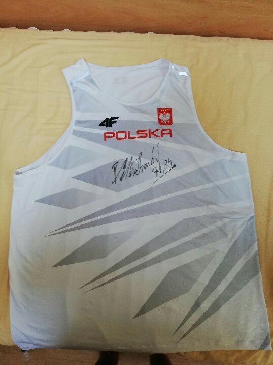 Koszulka Piotra Małachowskiego z autografem