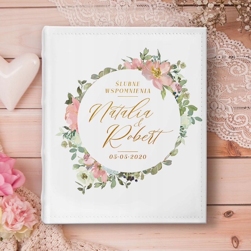 Купить СВАДЕБНЫЙ АЛЬБОМ Для свадебных фотографий Романтические цветы ...