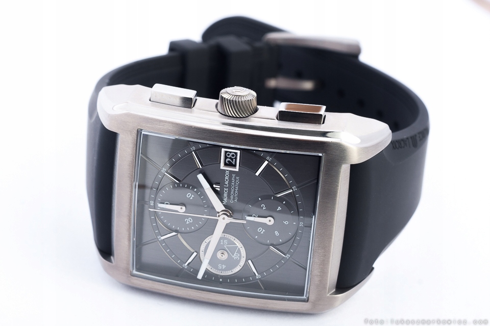 MAURICE LACROIX PONTOS RECTANGULAIRE CHRONO /KPL.