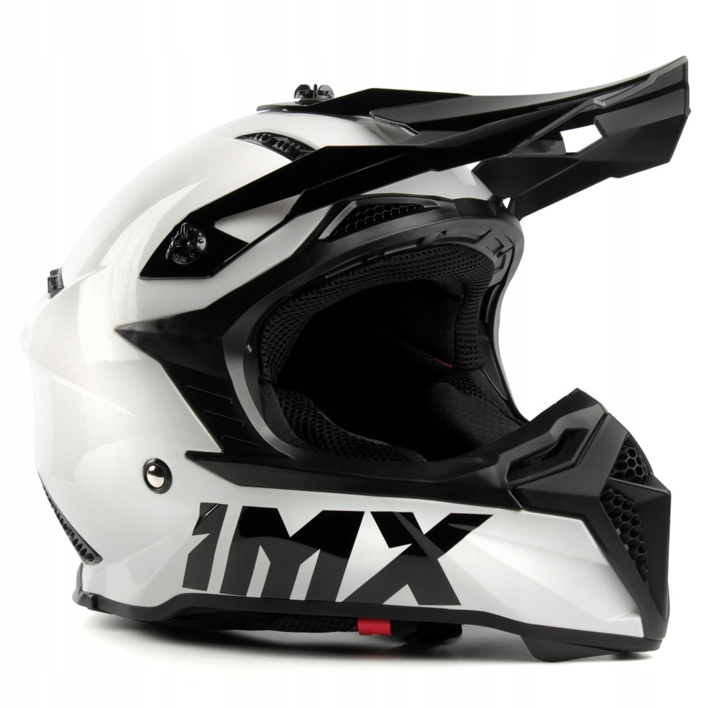 KASK ROWEROWY IMX FMX-02 FULLFACE CROSS BIAŁY XL