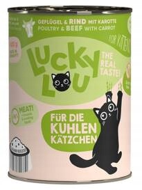 Lucky Lou Karma Dla Kociąt Drób Wołowina 400g