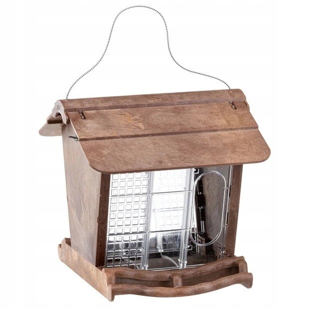 FERPLAST JOK 1 WILD BIRD FEEDER - karmnik brązowy