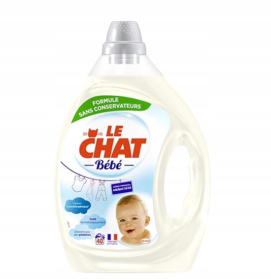 Le Chat Baby hipoalergiczny płyn do prania 2 x 2 l
