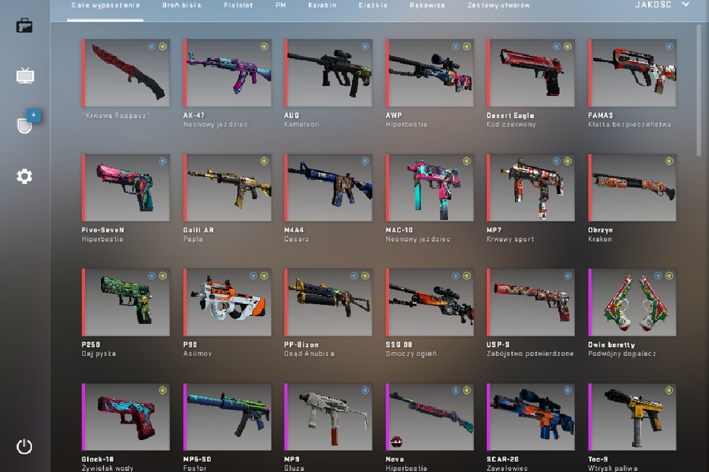 CS GO SKINY Kosa,Kalach,M4a4,USP i inne czerwone.