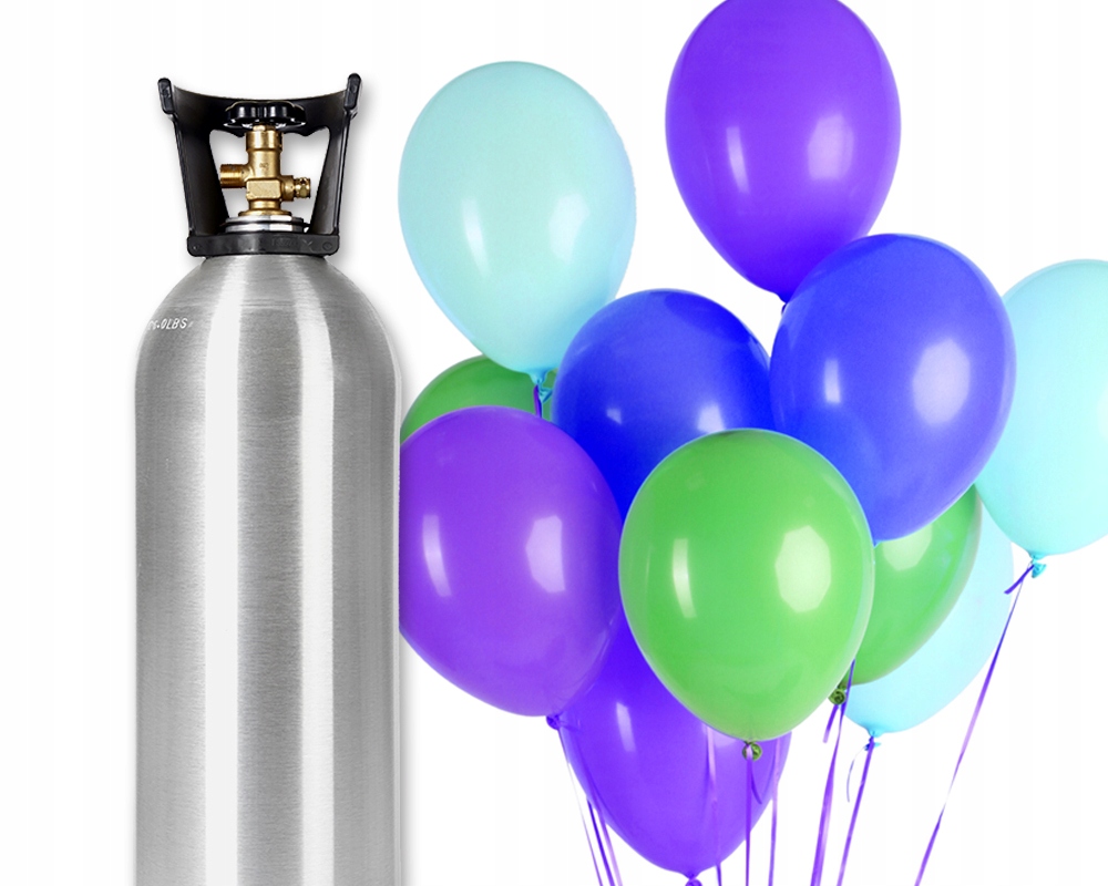500 Balonów MEGA Wydajna Butla z Helem Balonowym !