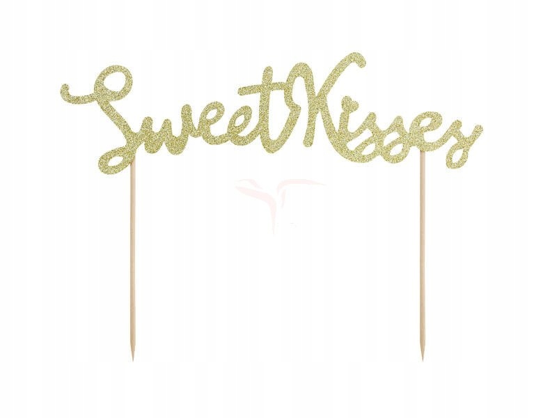Topper - Sweet Love - Sweet Kisses - Złoty
