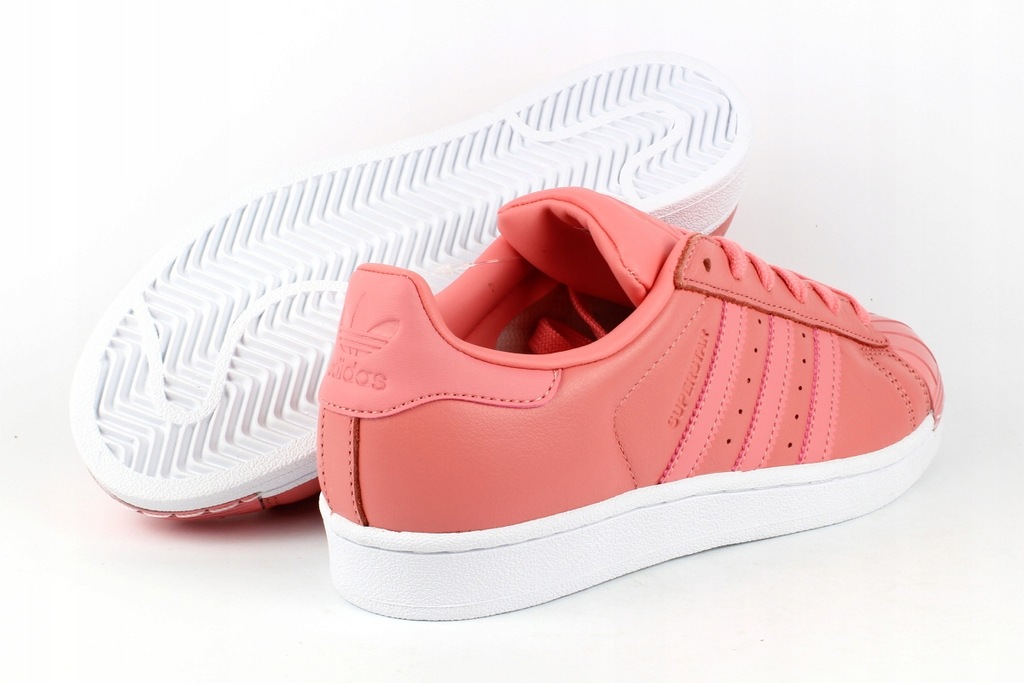Adidas Superstar Metal Toe 36 2/3 damskie róż buty 7612565404 oficjalne archiwum Allegro