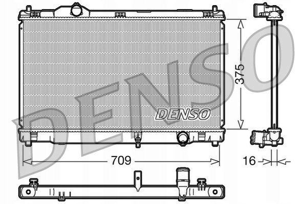 CHŁODNICA WODY DENSO DRM51001
