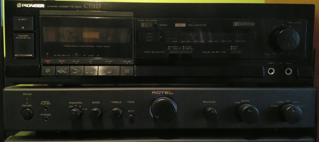Pioneer stereo cassette deck CT-223