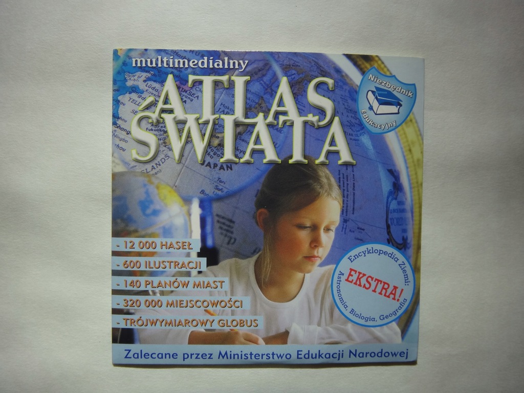 multimedialny ATLAS ŚWIATA - niezbędnik edukacyjny