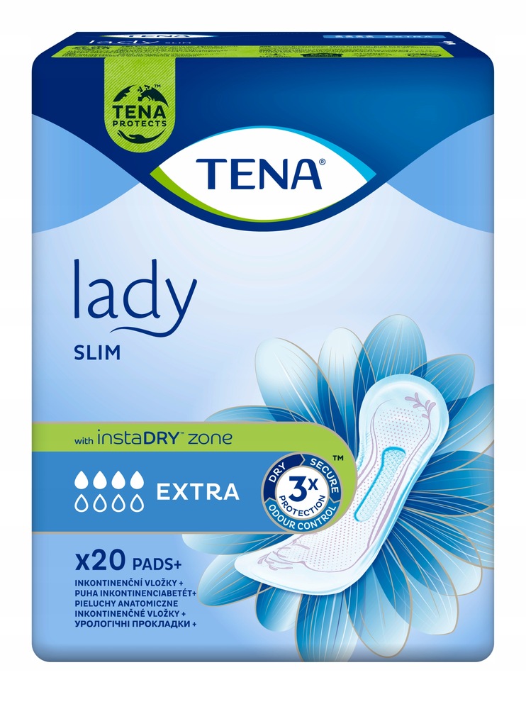 Wkład chłonny dla kobiet Tena Lady Slim EXTRA 20 szt.