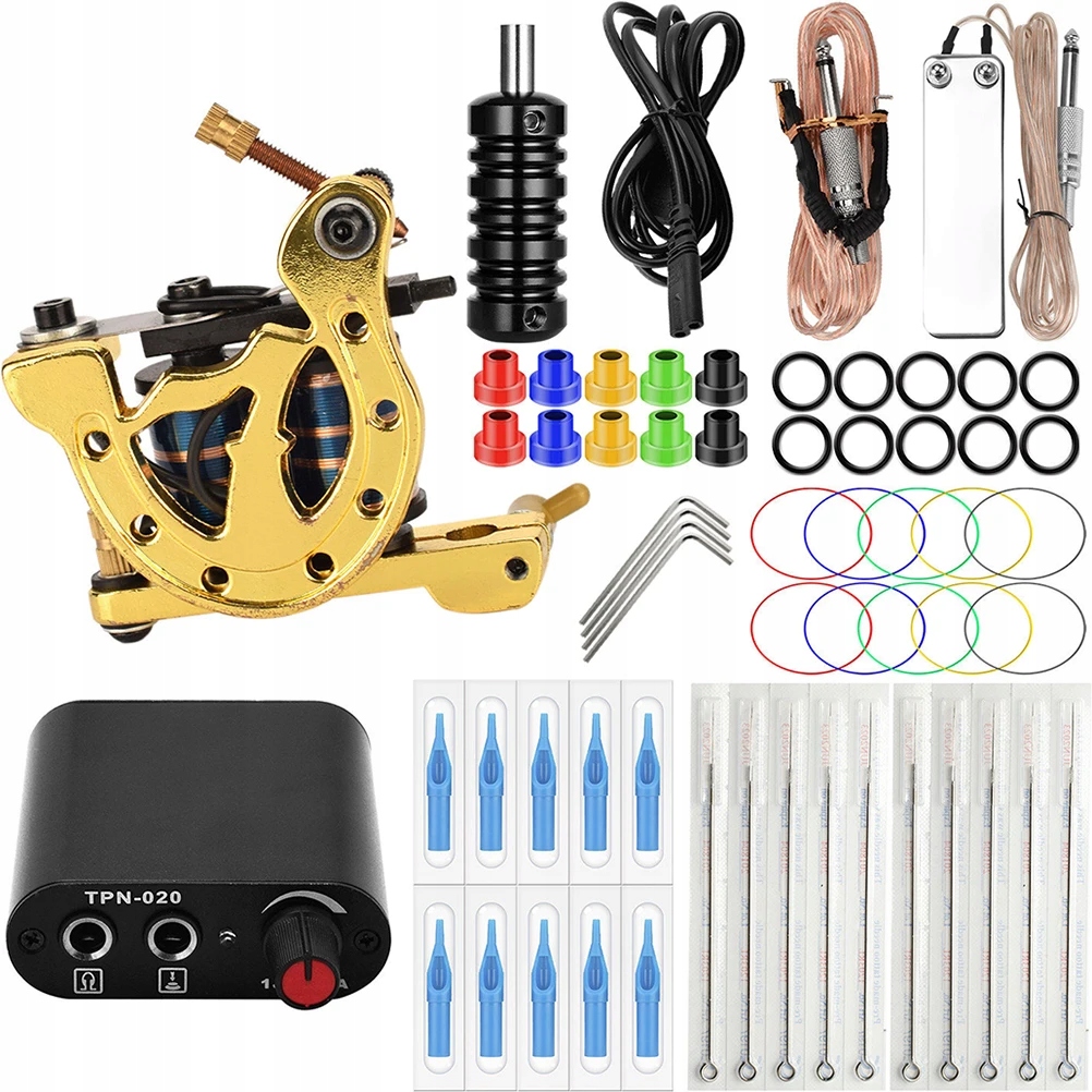 Black Set Tattoos Supplies Tools Tattooing 13658663702 oficjalne