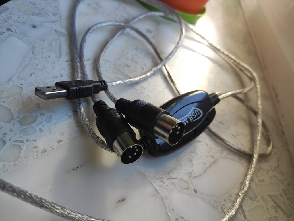 USB na MIDI Kabel 1,9 m