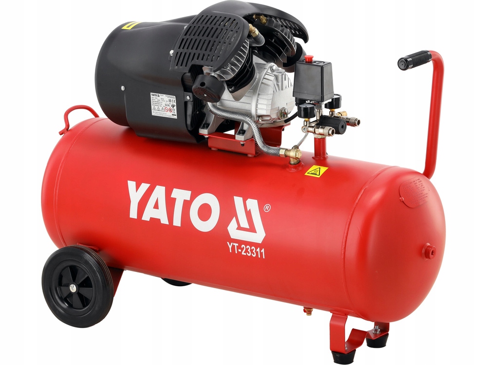 YATO KOMPRESOR OLEJOWY 100L DWA CYLINDRY 412 L/MIN YT-23311