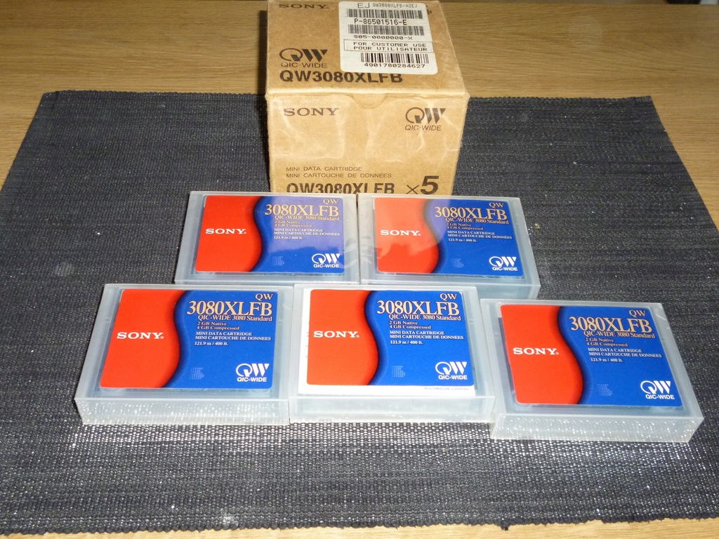 Sony Mini Data Cardridge QW 3080XLFB 5-cio pak
