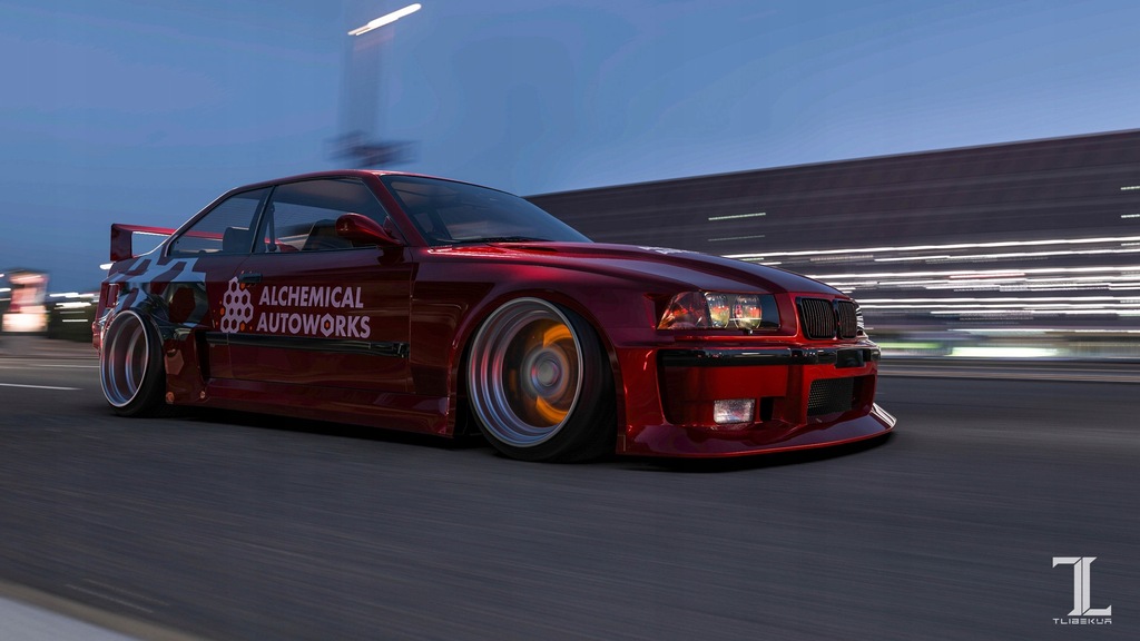 BMW E36 TORNADO BODY KIT DRIFT TUNING BEZ DYFUZORA 10959802387