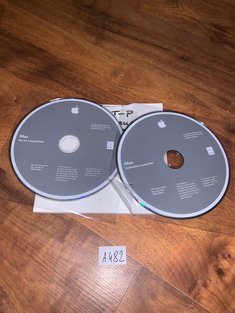 iMac Mac OS X Install iMac applications - A482