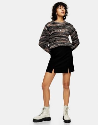 TOPSHOP SPÓDNICA CZARNA MINI KLASYCZNA 38 DUA