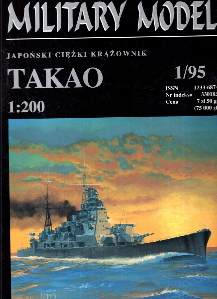Military Model 1/95 Japoński ciężki krążownik Takao