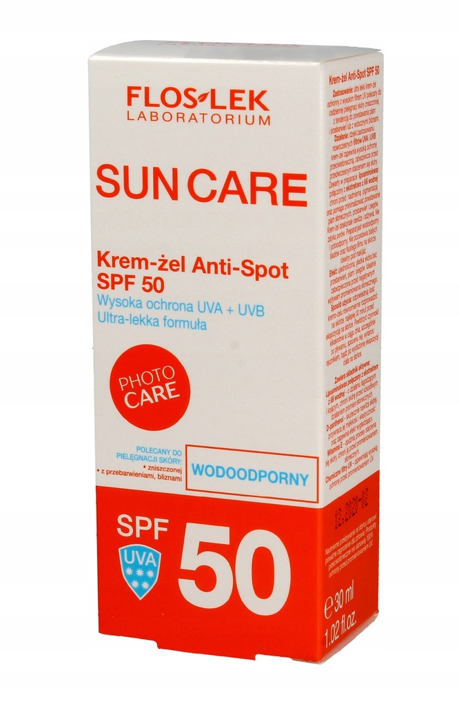 Floslek Sun Care Krem-żel Anti-Spot SPF 50 30ml