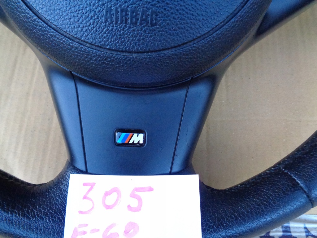 BMW E60 KIEROWNICA MPAKIET SKÓRA MULTI AIR BAG