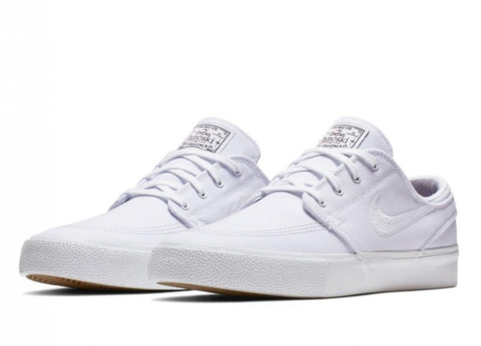 NIKE ZOOM JANOSKI BIAŁE TRAMPKI PROSTE 47.5 1BYD