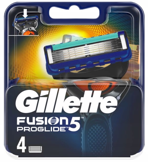 GILLETTE FUSION PROGLIDE WYMIENNE OSTRZA 4szt