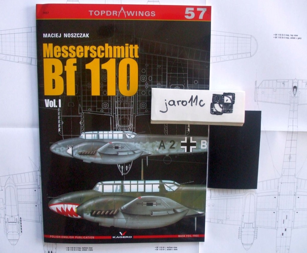 Купить Messerschmitt Bf 110 Vol.I - Кагеро Чертежи: отзывы, фото, характеристики в интерне-магазине Aredi.ru