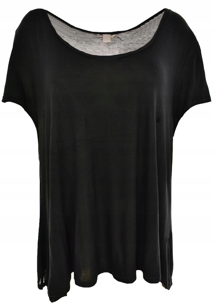 oBH6557 H&M czarny klasyczny t-shirt 52