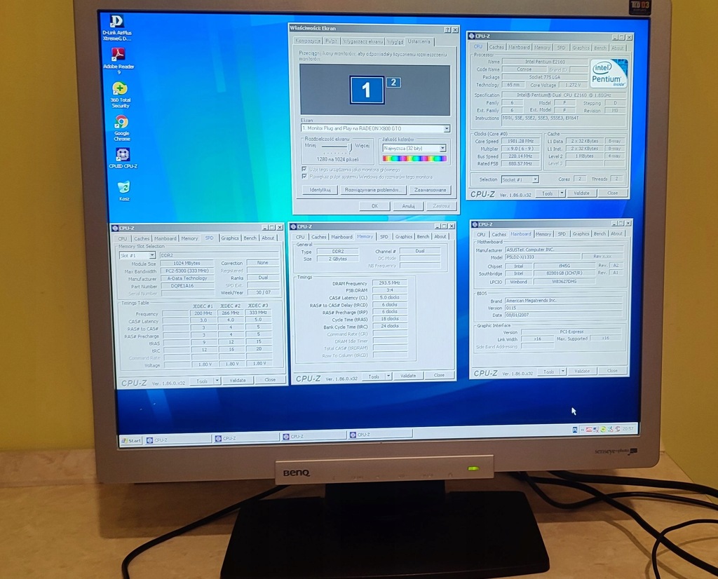 Monitor BENQ FP95G LCD 19" TFT