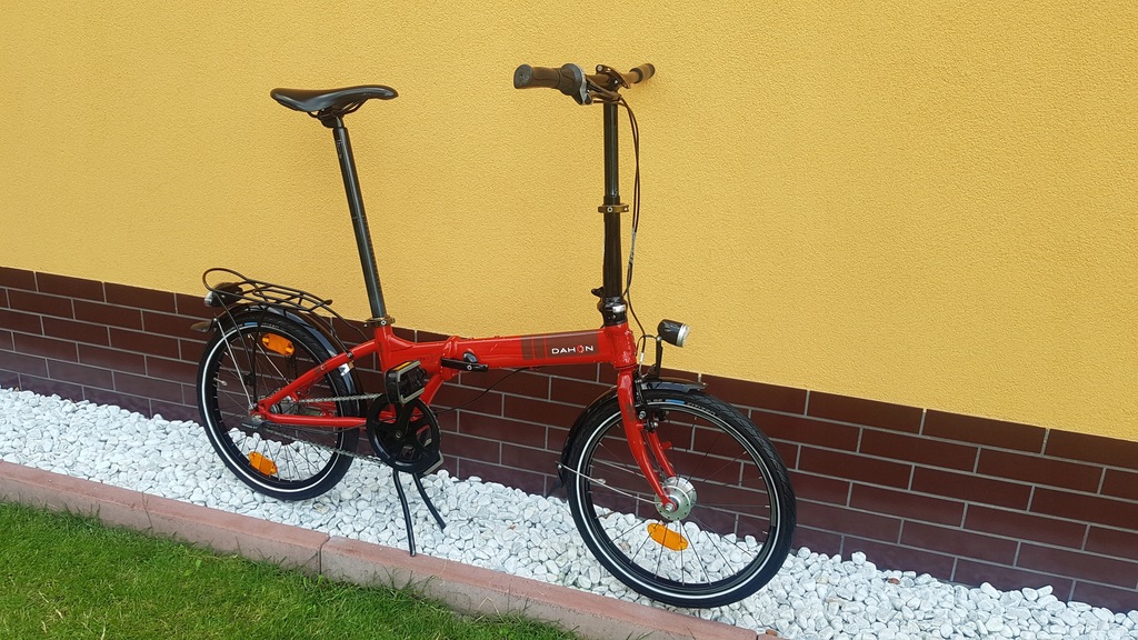 rower składany składak DAHON alu 7bieg dynamo LED