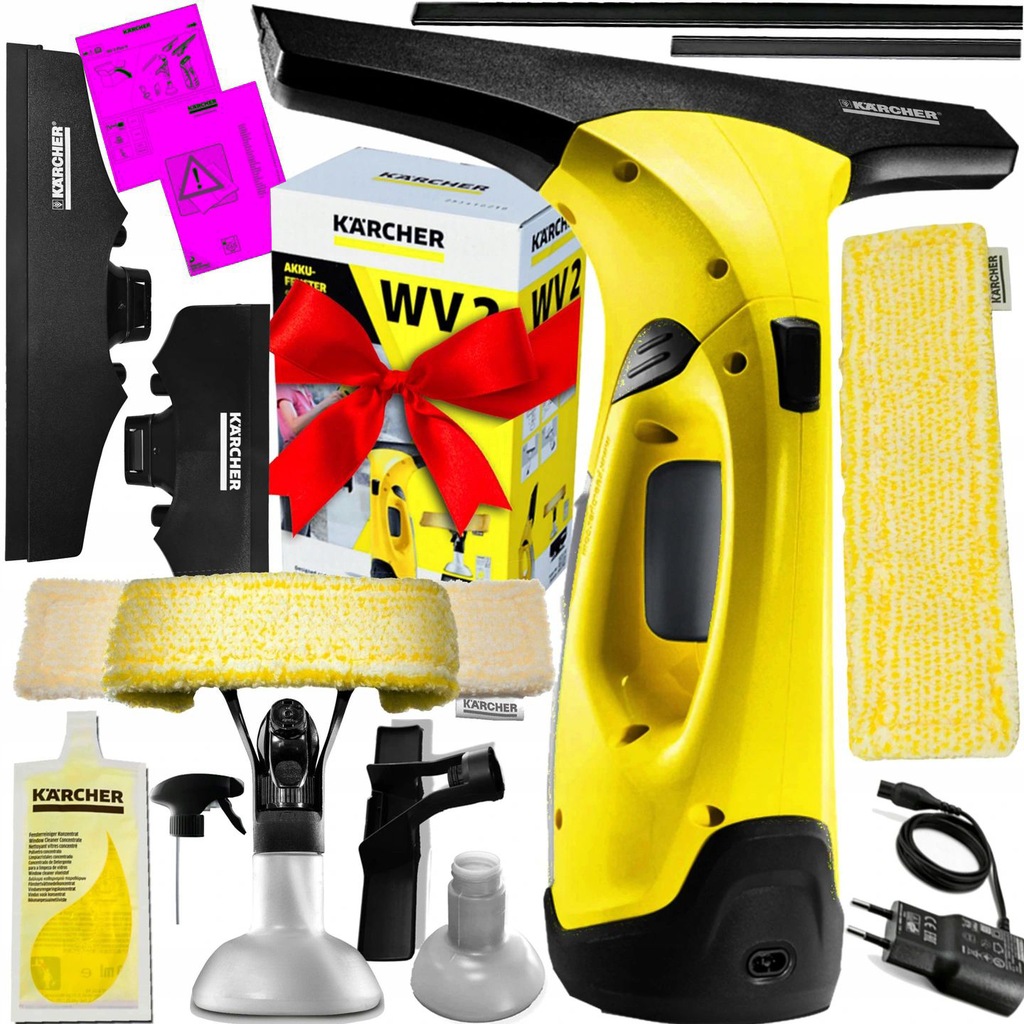 Купить МАШИНА ДЛЯ ОКОН И ОКОН KARCHER WV 2 PLUS N+ ПОДАРОК: отзывы, фото, характеристики в интерне-магазине Aredi.ru