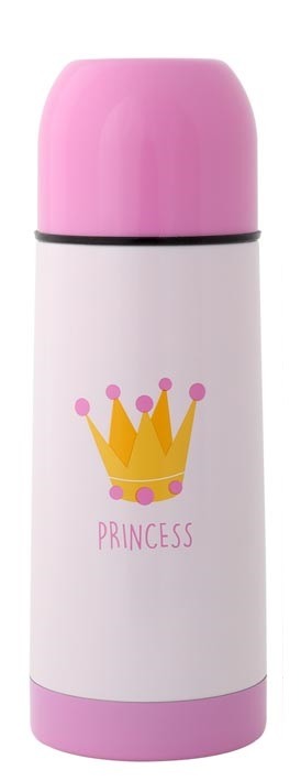 Termos dla dziecka princess 350 ml różowy KIOKIDS