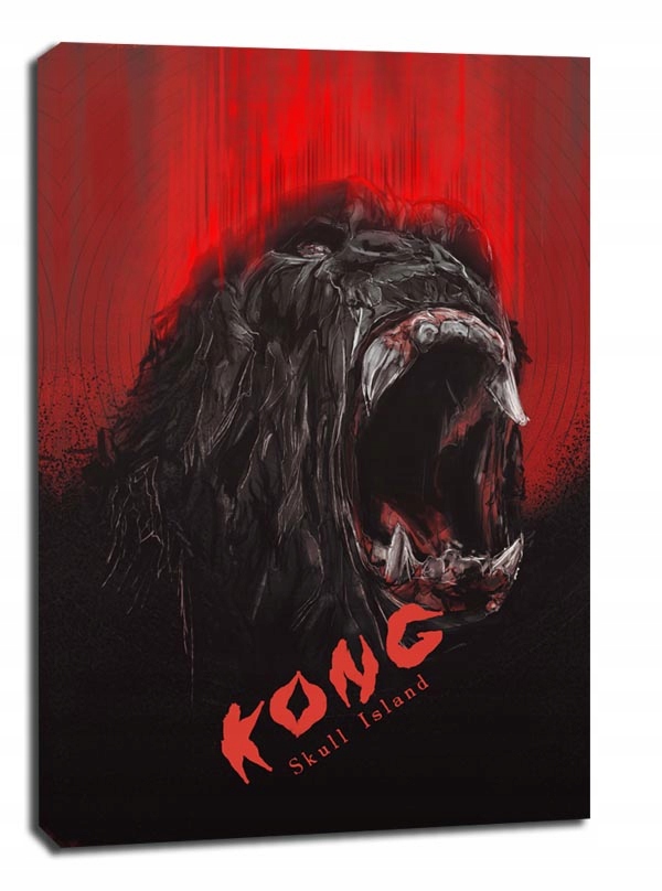 Kong Wyspa Czaszki - obraz na płótnie 70x100 cm