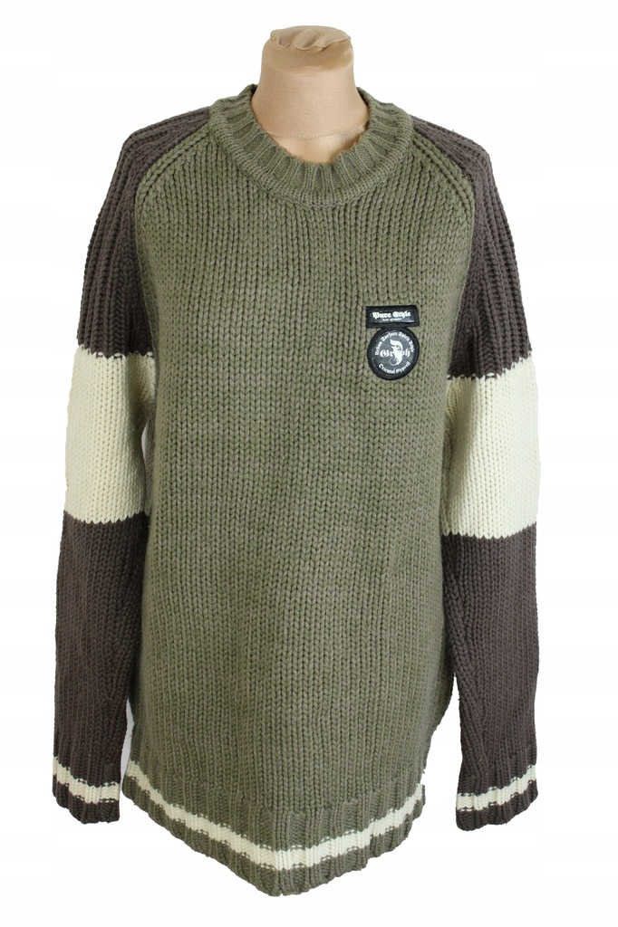 XXL HOUSE SWETER MĘSKI KHAKI SW456