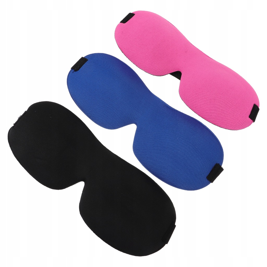 NA OCZY 3D PRZYCIEMNIAJĄCA WIELOKOLOROWA 3 SZTUKI