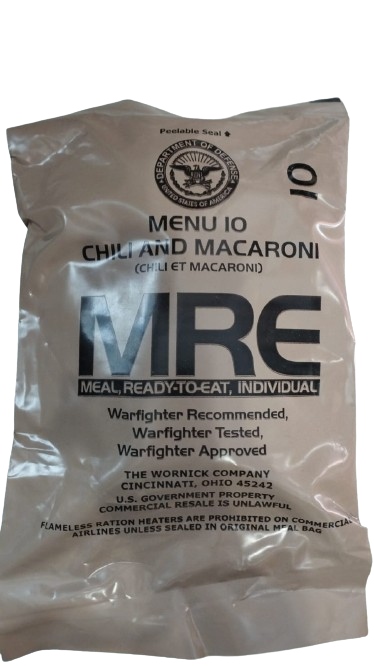 Wojskowa racja żywnościowa USA Army MRE 10 - makaron z chili