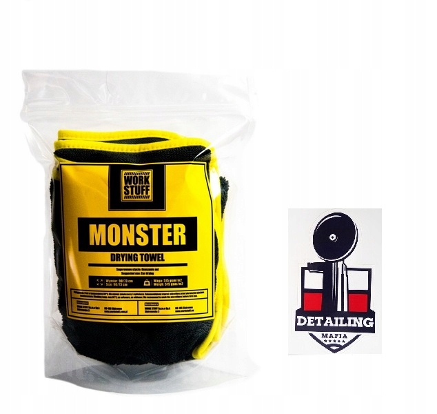 WORK STUFF Monster Towel 90/73 515gsm + Gratis