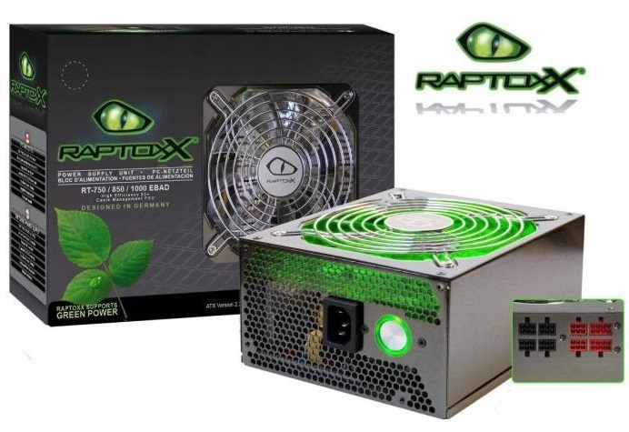Zasilacz modularny RaptorxX RT-750 750W EXTREME