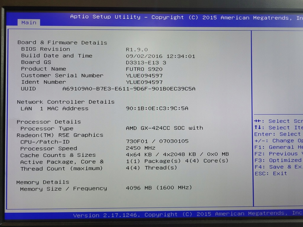 Fujitsu FUTRO S920 AMD GX-415GA (2286336)