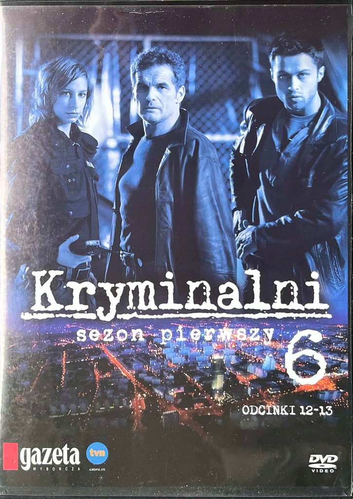 DVD: Kryminalni 6 sezon pierwszy (1) odc. 12-13 (Włodarczyk, Schejbal) BDB