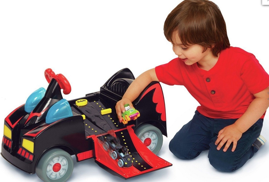 JEZDZIK BATMANA FISHER PRICE AUTO ODPYCHACZ