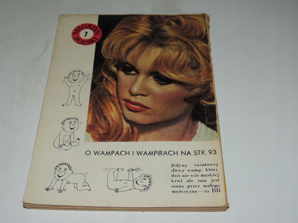 Magazyn Polski 7/1960 B Bardot Cocteau Kwiatkowska